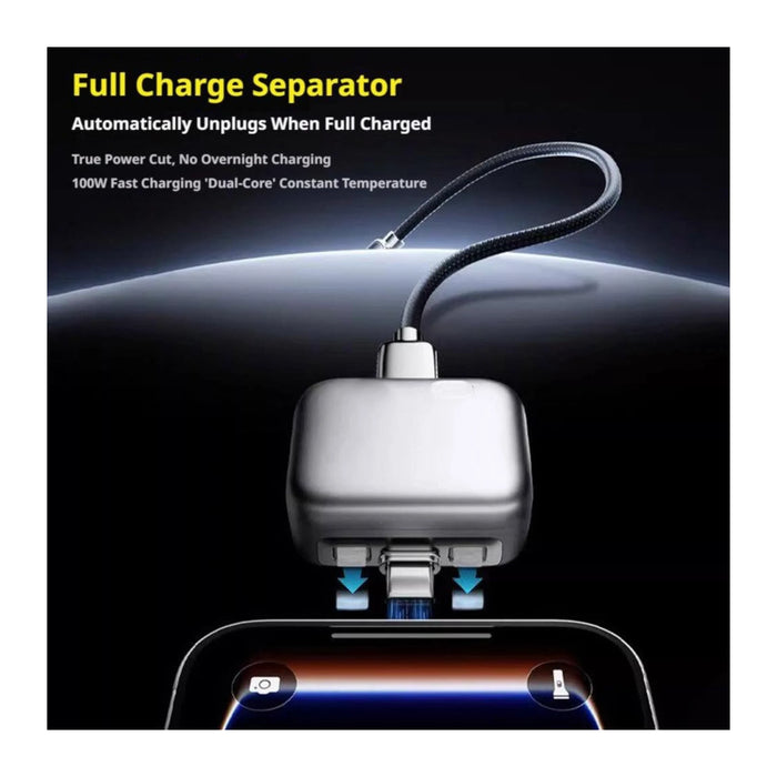 Full Charging Separator Premium Smart Auto Power Disconnector Auto Unplug Popup On Full Charging Type-C