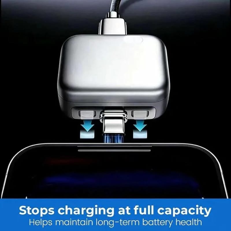 Auto Power Disconnector Automatically Pops Out After Full Charge Smart Full Charge Separator Charging Protector Type-C