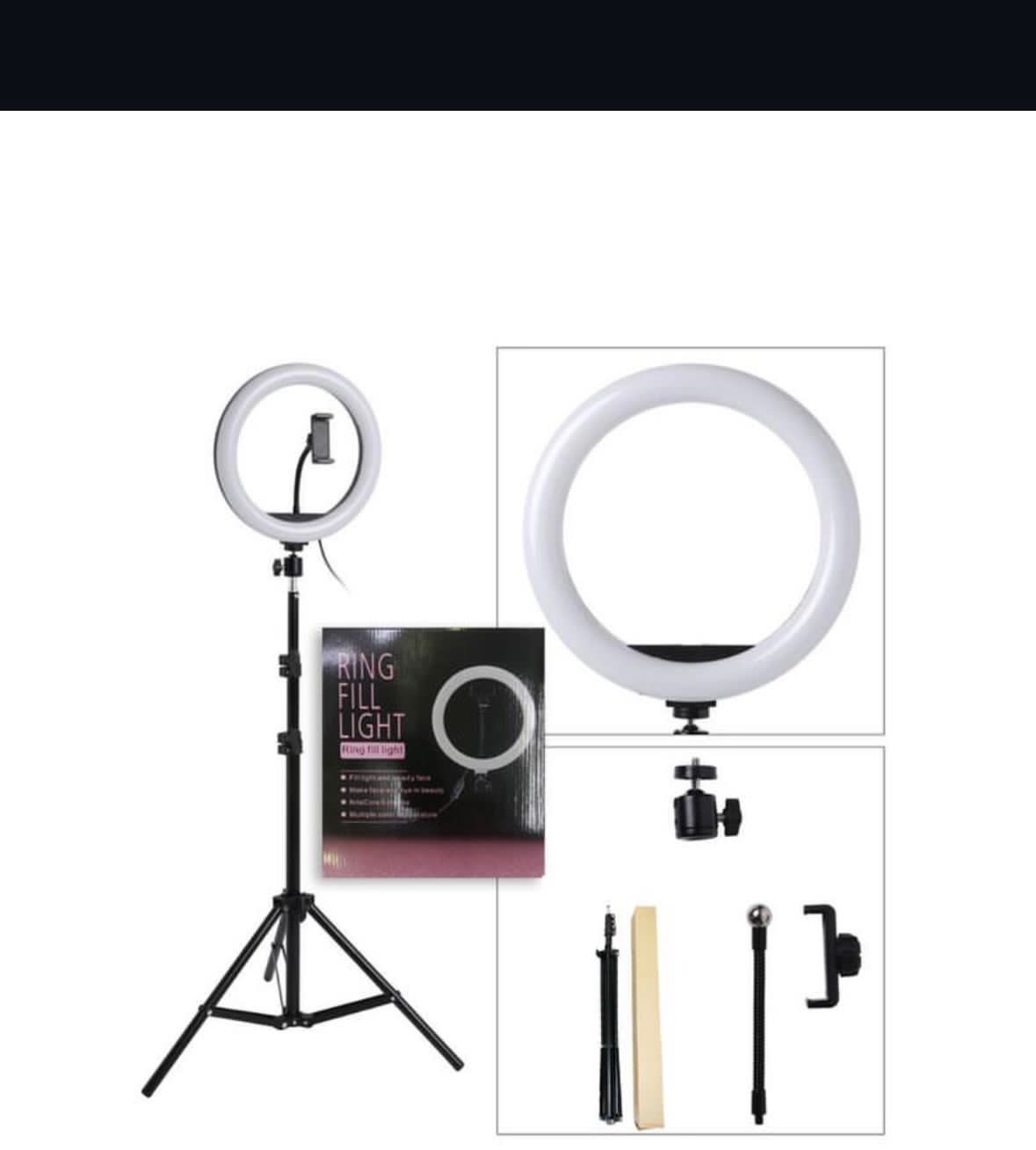 26cm 3modes Ring Light with 7ft Stand (with Box Packing)