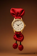 Rose Style Ladkan Scrunchie Watch (For Her) 💓