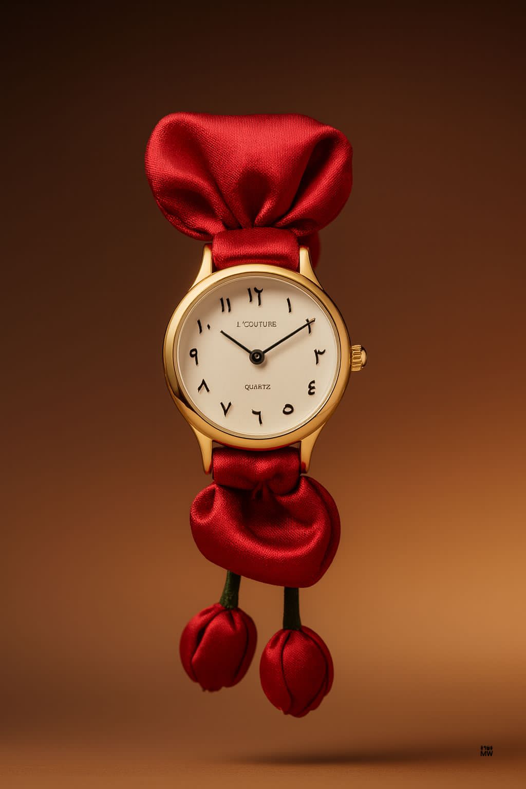 Rose Style Ladkan Scrunchie Watch (For Her) 💓