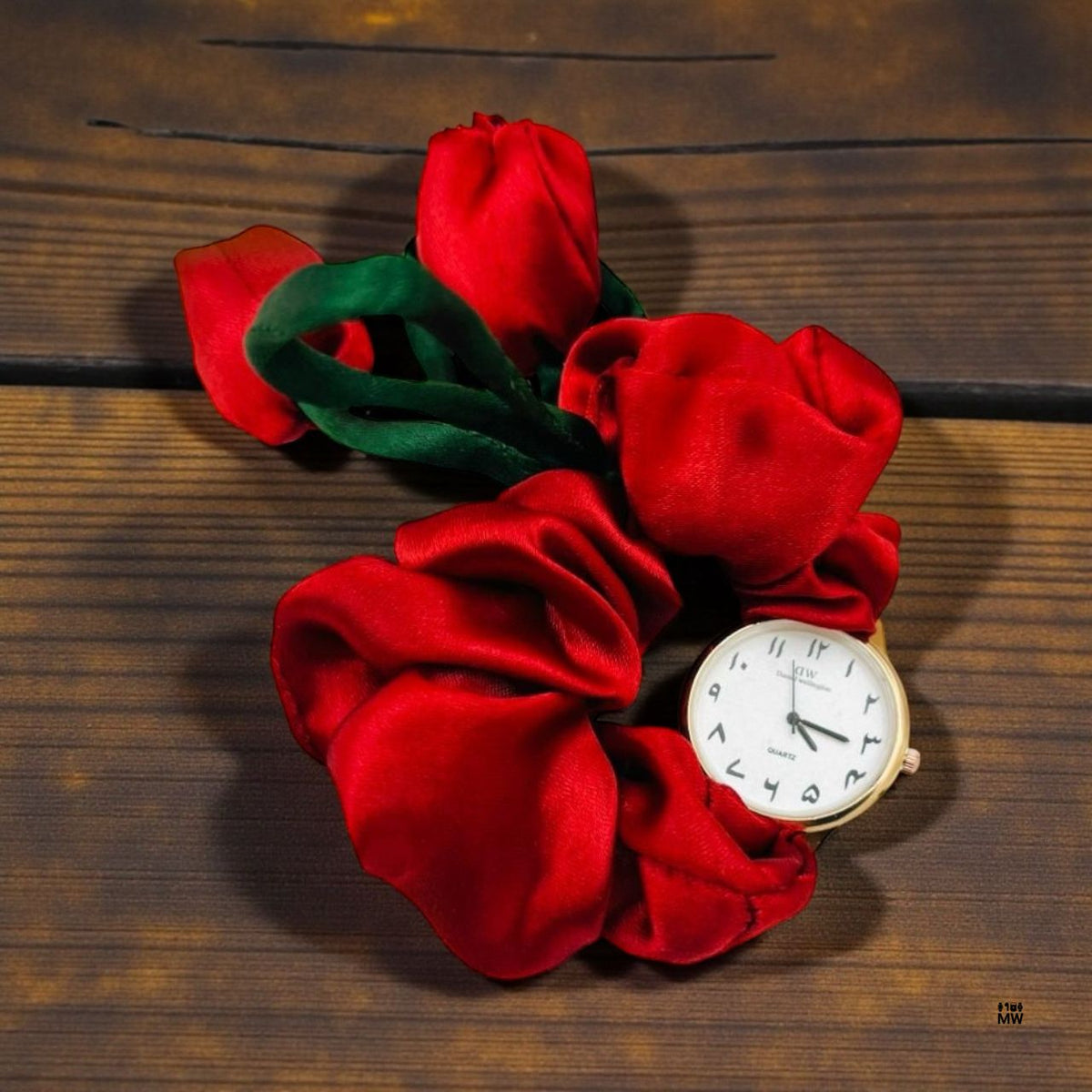Rose Style Ladkan Scrunchie Watch (For Her) 💓